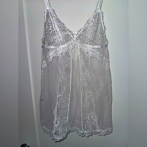 White Neglige Top